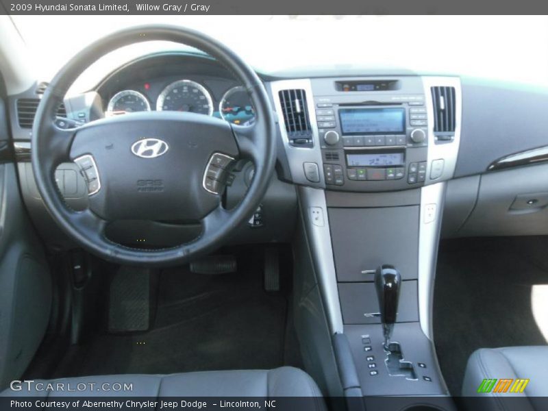 Willow Gray / Gray 2009 Hyundai Sonata Limited