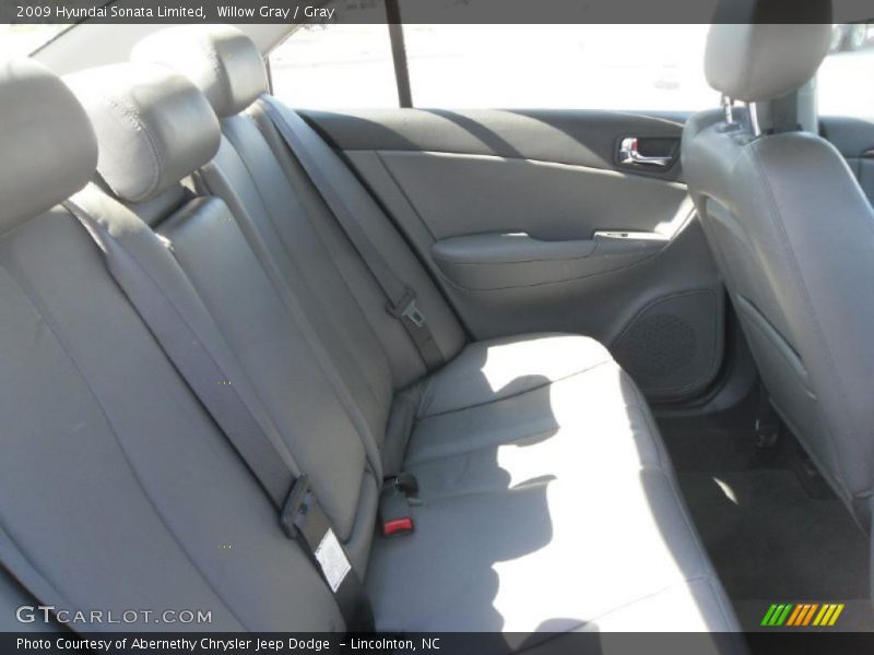 Willow Gray / Gray 2009 Hyundai Sonata Limited