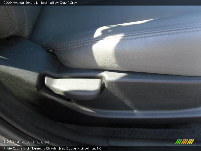 Willow Gray / Gray 2009 Hyundai Sonata Limited