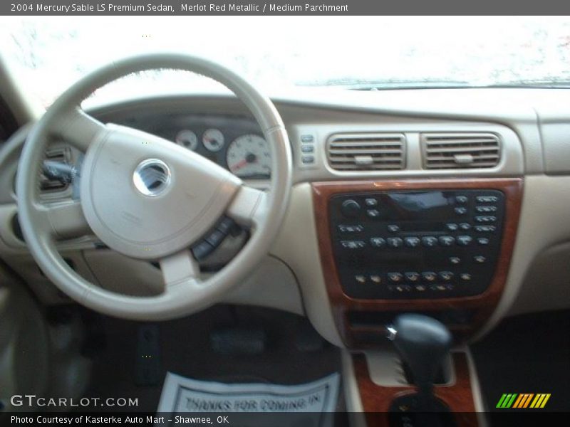 Merlot Red Metallic / Medium Parchment 2004 Mercury Sable LS Premium Sedan