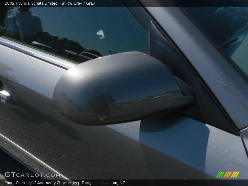 Willow Gray / Gray 2009 Hyundai Sonata Limited