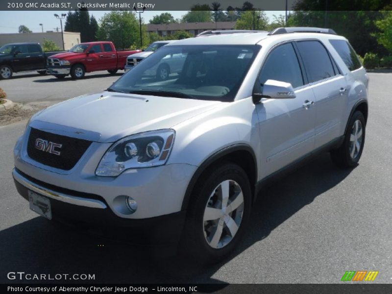 Quicksilver Metallic / Ebony 2010 GMC Acadia SLT