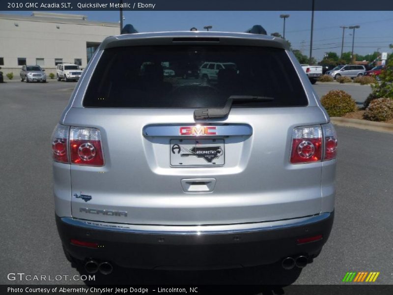 Quicksilver Metallic / Ebony 2010 GMC Acadia SLT