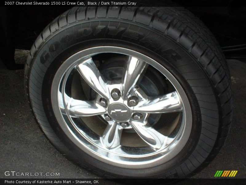 Black / Dark Titanium Gray 2007 Chevrolet Silverado 1500 LS Crew Cab