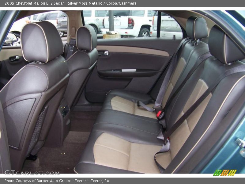 Silver Moss Metallic / Cocoa/Cashmere 2009 Chevrolet Malibu LTZ Sedan
