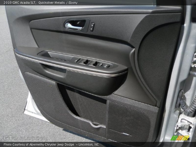 Quicksilver Metallic / Ebony 2010 GMC Acadia SLT