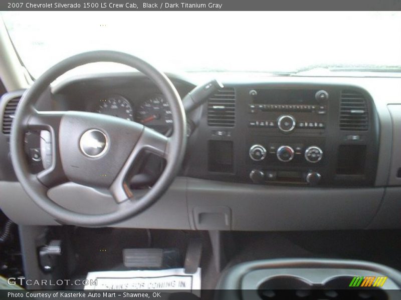 Black / Dark Titanium Gray 2007 Chevrolet Silverado 1500 LS Crew Cab