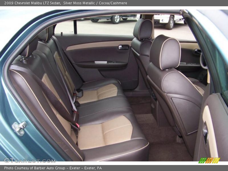 Silver Moss Metallic / Cocoa/Cashmere 2009 Chevrolet Malibu LTZ Sedan