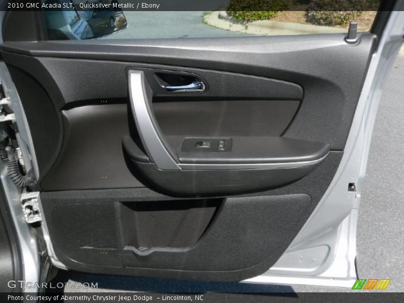 Quicksilver Metallic / Ebony 2010 GMC Acadia SLT