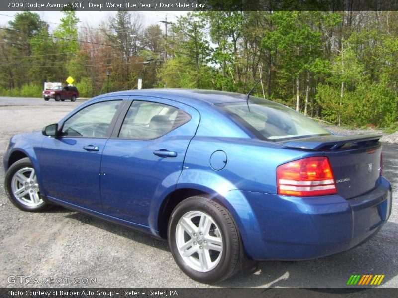 Deep Water Blue Pearl / Dark Slate Gray 2009 Dodge Avenger SXT