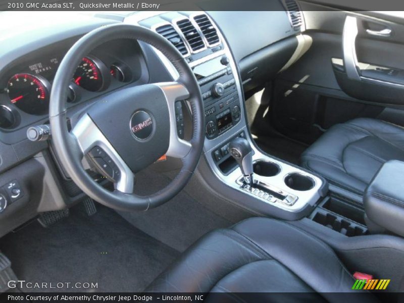 Quicksilver Metallic / Ebony 2010 GMC Acadia SLT