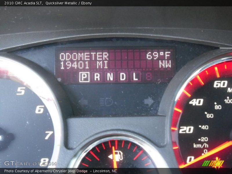 Quicksilver Metallic / Ebony 2010 GMC Acadia SLT