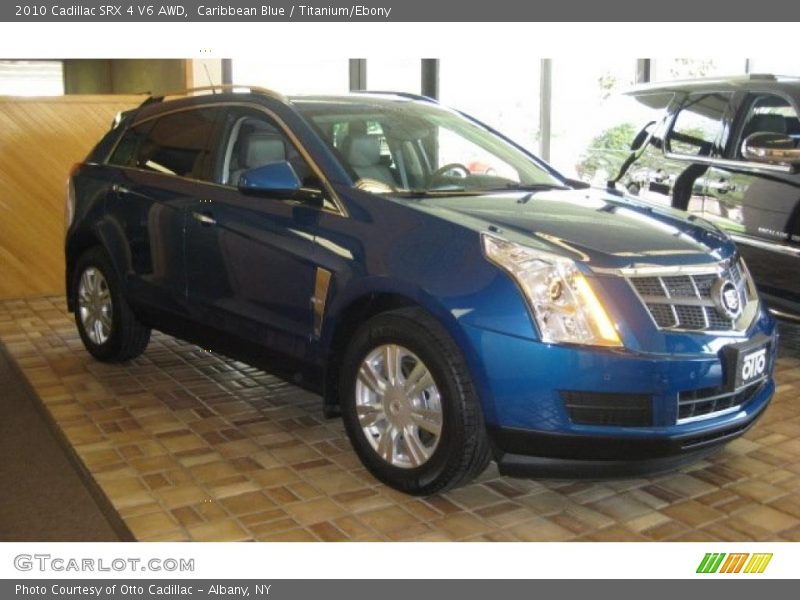Caribbean Blue / Titanium/Ebony 2010 Cadillac SRX 4 V6 AWD