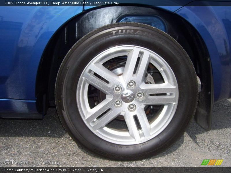 Deep Water Blue Pearl / Dark Slate Gray 2009 Dodge Avenger SXT