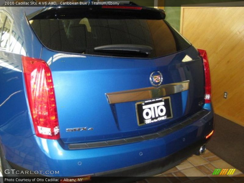 Caribbean Blue / Titanium/Ebony 2010 Cadillac SRX 4 V6 AWD