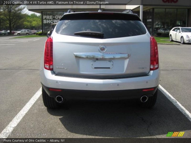 Platinum Ice Tricoat / Ebony/Titanium 2010 Cadillac SRX 4 V6 Turbo AWD
