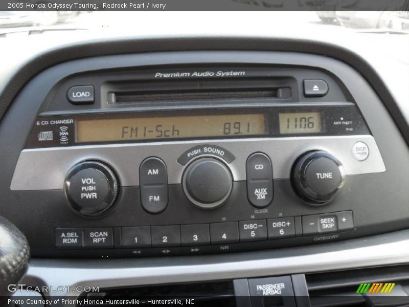 Redrock Pearl / Ivory 2005 Honda Odyssey Touring