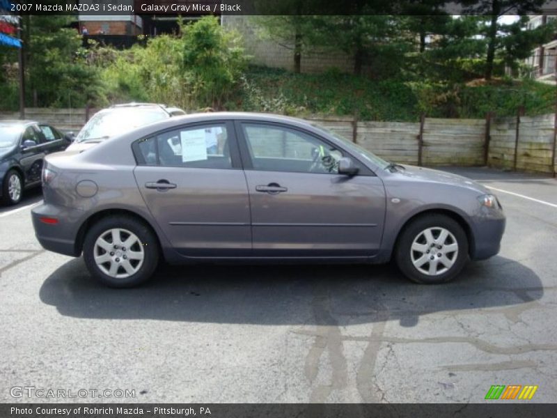 Galaxy Gray Mica / Black 2007 Mazda MAZDA3 i Sedan