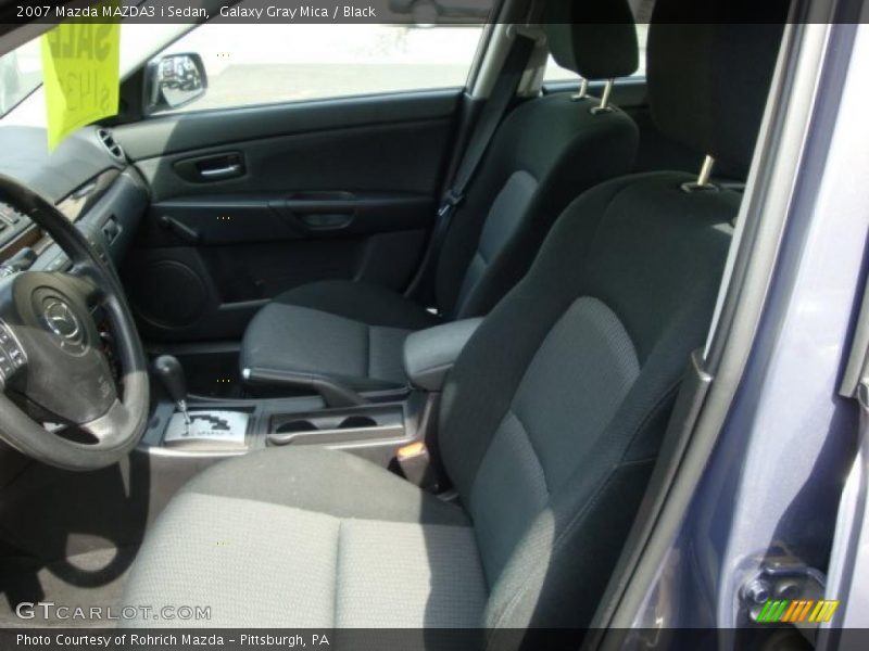Galaxy Gray Mica / Black 2007 Mazda MAZDA3 i Sedan