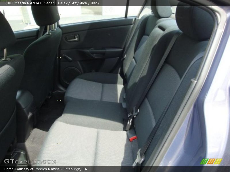 Galaxy Gray Mica / Black 2007 Mazda MAZDA3 i Sedan