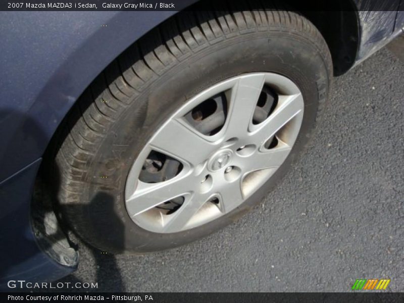 Galaxy Gray Mica / Black 2007 Mazda MAZDA3 i Sedan