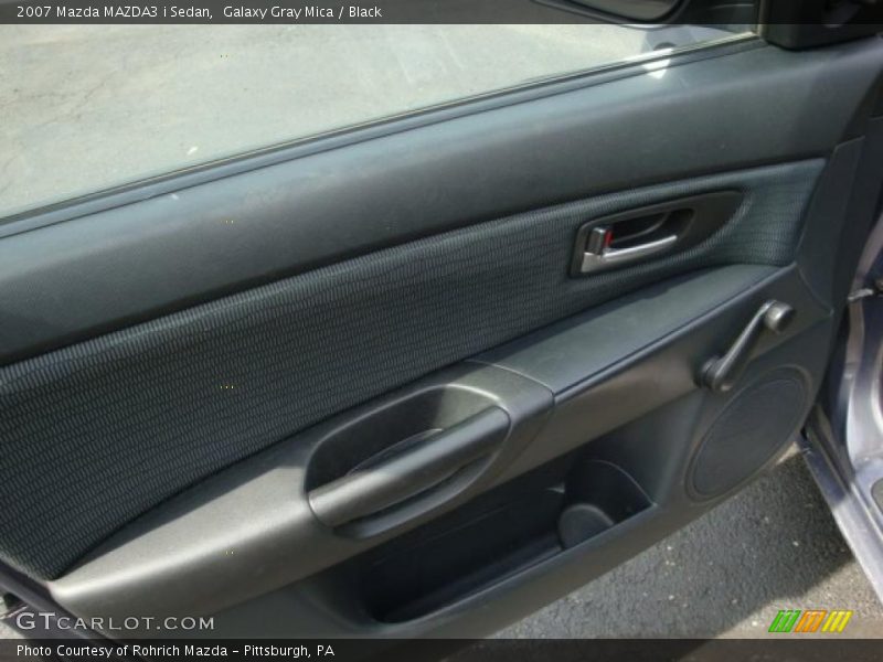 Galaxy Gray Mica / Black 2007 Mazda MAZDA3 i Sedan