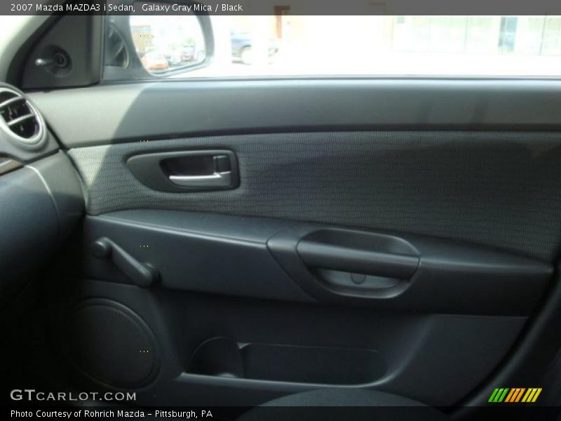 Galaxy Gray Mica / Black 2007 Mazda MAZDA3 i Sedan