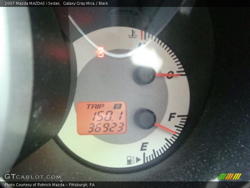Galaxy Gray Mica / Black 2007 Mazda MAZDA3 i Sedan