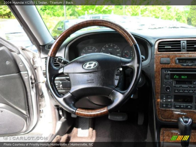 Titanium / Black 2004 Hyundai XG350 L Sedan