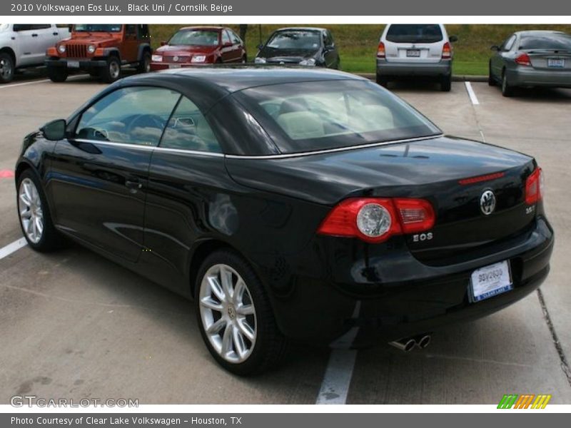 Black Uni / Cornsilk Beige 2010 Volkswagen Eos Lux