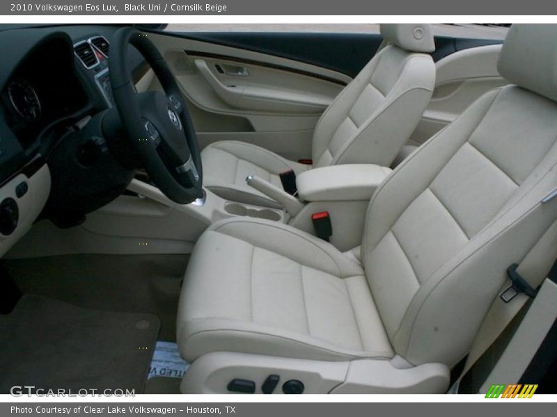 Black Uni / Cornsilk Beige 2010 Volkswagen Eos Lux