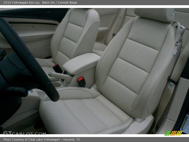 Black Uni / Cornsilk Beige 2010 Volkswagen Eos Lux