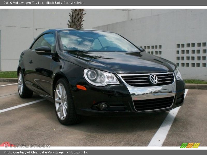 Black Uni / Cornsilk Beige 2010 Volkswagen Eos Lux