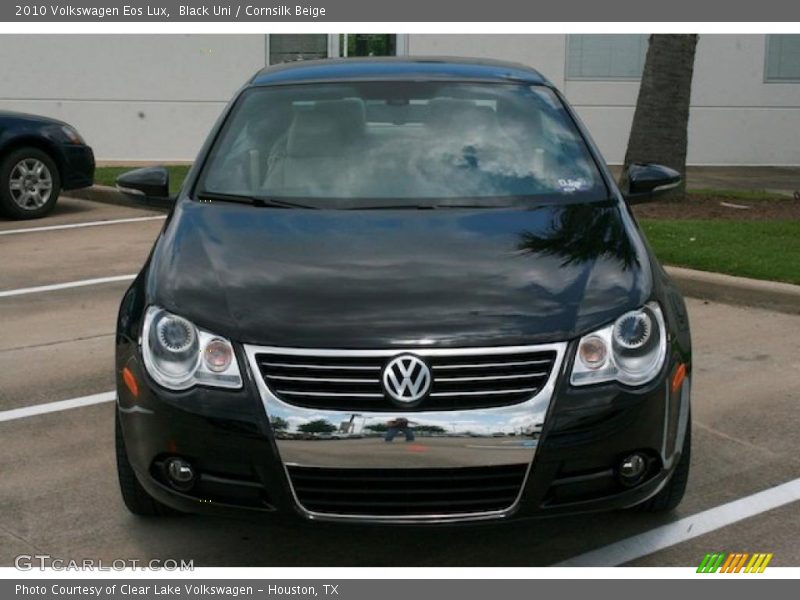 Black Uni / Cornsilk Beige 2010 Volkswagen Eos Lux