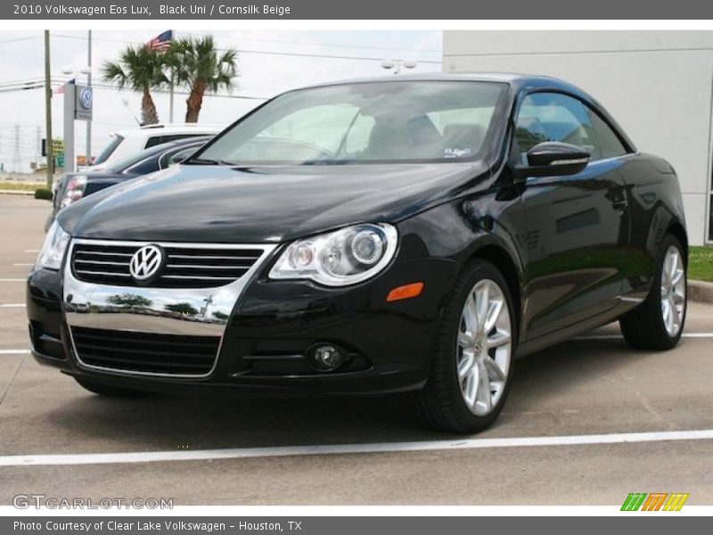 Black Uni / Cornsilk Beige 2010 Volkswagen Eos Lux