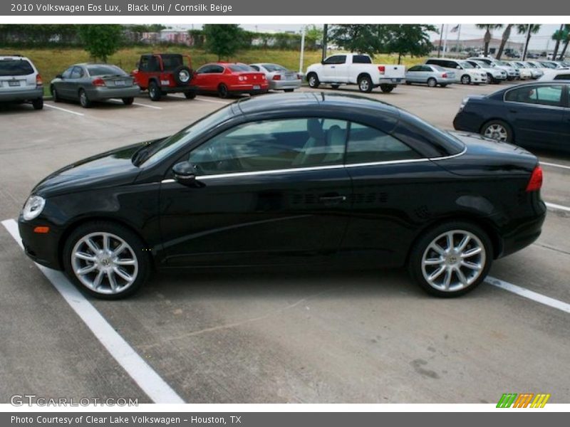 Black Uni / Cornsilk Beige 2010 Volkswagen Eos Lux