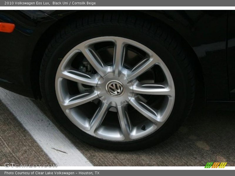 Black Uni / Cornsilk Beige 2010 Volkswagen Eos Lux