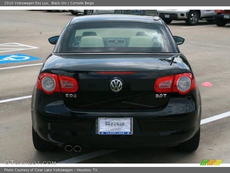 Black Uni / Cornsilk Beige 2010 Volkswagen Eos Lux