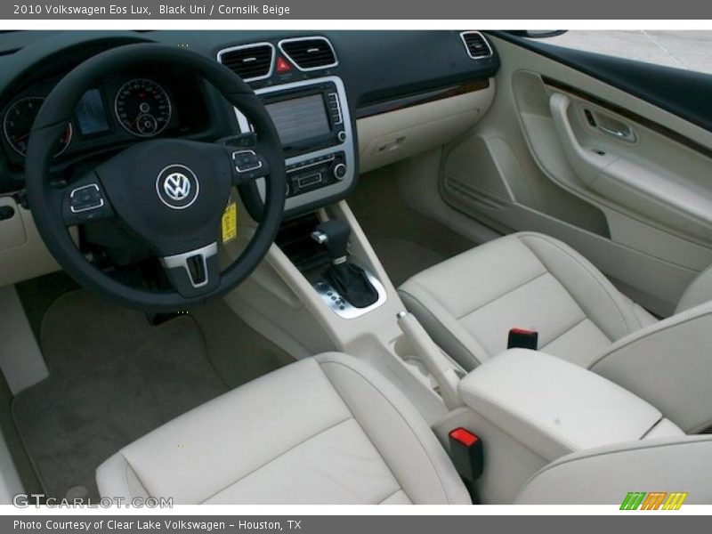 Black Uni / Cornsilk Beige 2010 Volkswagen Eos Lux
