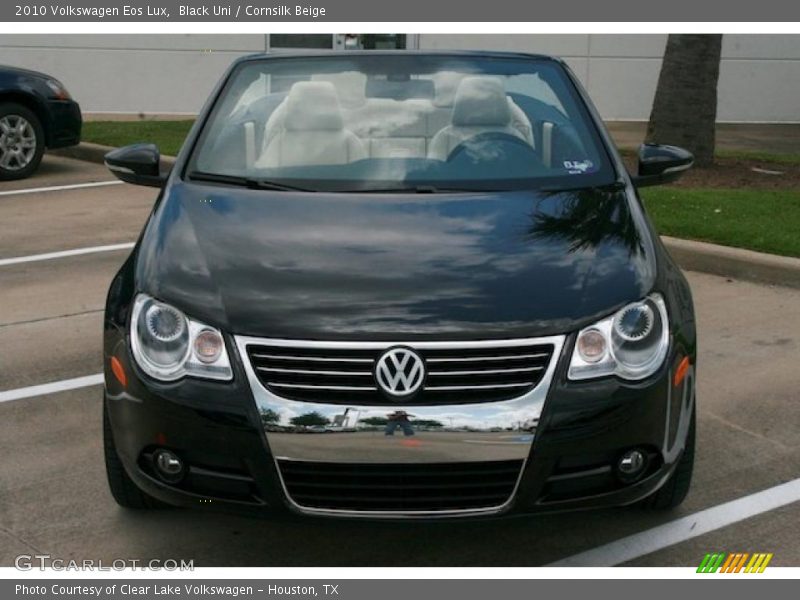 Black Uni / Cornsilk Beige 2010 Volkswagen Eos Lux