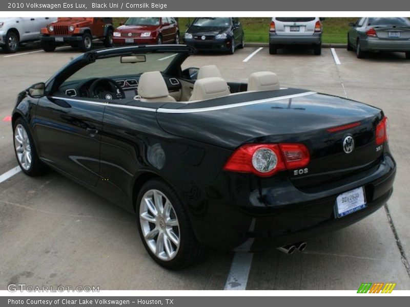 Black Uni / Cornsilk Beige 2010 Volkswagen Eos Lux