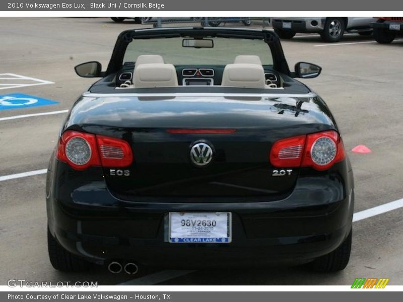 Black Uni / Cornsilk Beige 2010 Volkswagen Eos Lux