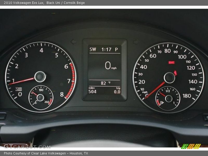 Black Uni / Cornsilk Beige 2010 Volkswagen Eos Lux