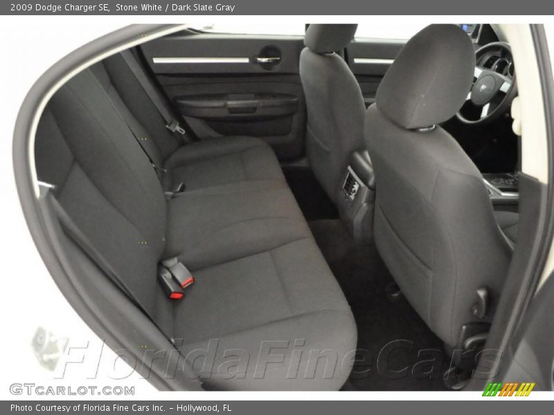 Stone White / Dark Slate Gray 2009 Dodge Charger SE