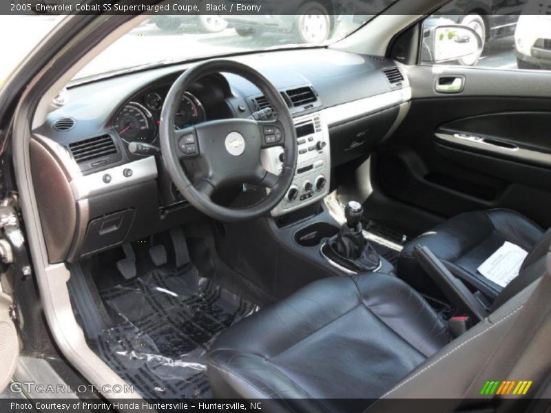 Black / Ebony 2005 Chevrolet Cobalt SS Supercharged Coupe