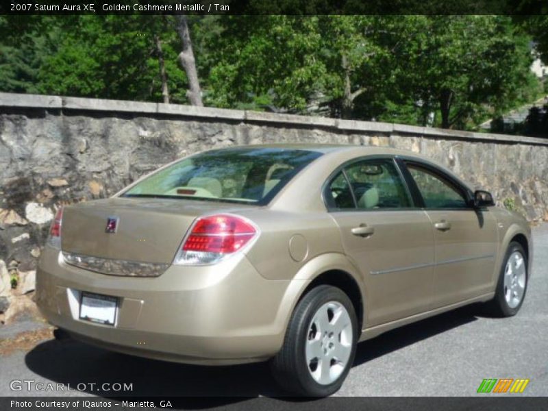 Golden Cashmere Metallic / Tan 2007 Saturn Aura XE