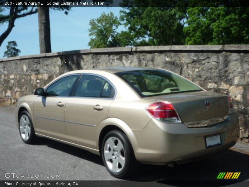 Golden Cashmere Metallic / Tan 2007 Saturn Aura XE