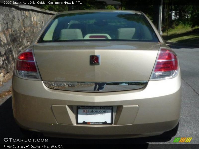 Golden Cashmere Metallic / Tan 2007 Saturn Aura XE