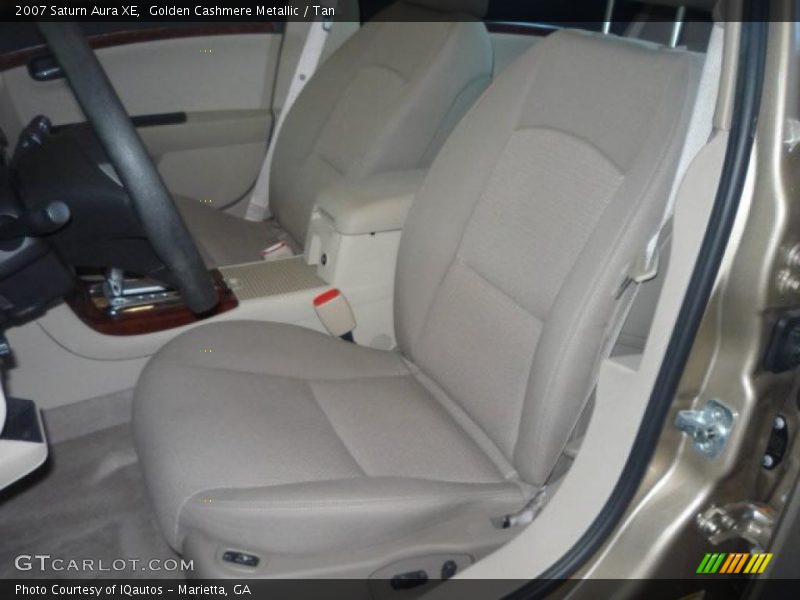 Golden Cashmere Metallic / Tan 2007 Saturn Aura XE