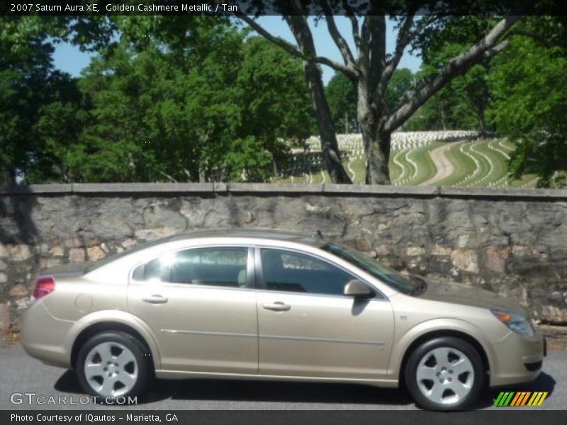 Golden Cashmere Metallic / Tan 2007 Saturn Aura XE
